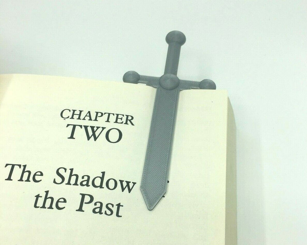 Sword Bookmark, Sword Reading Gift, Adventurer Bookmark, Gift for Bookworm, Sword Shaped Bookmark, Bookmark Stocking Filler, Under 5 Pounds