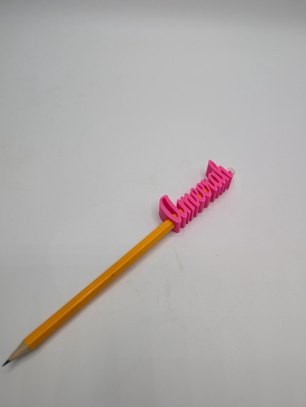 Pencil Toppers With Pencil, Party Bag Filler, Gift for Office Staff, Under 5 Pounds Gift, Ready to Post Immediately, Named Pencil Topper