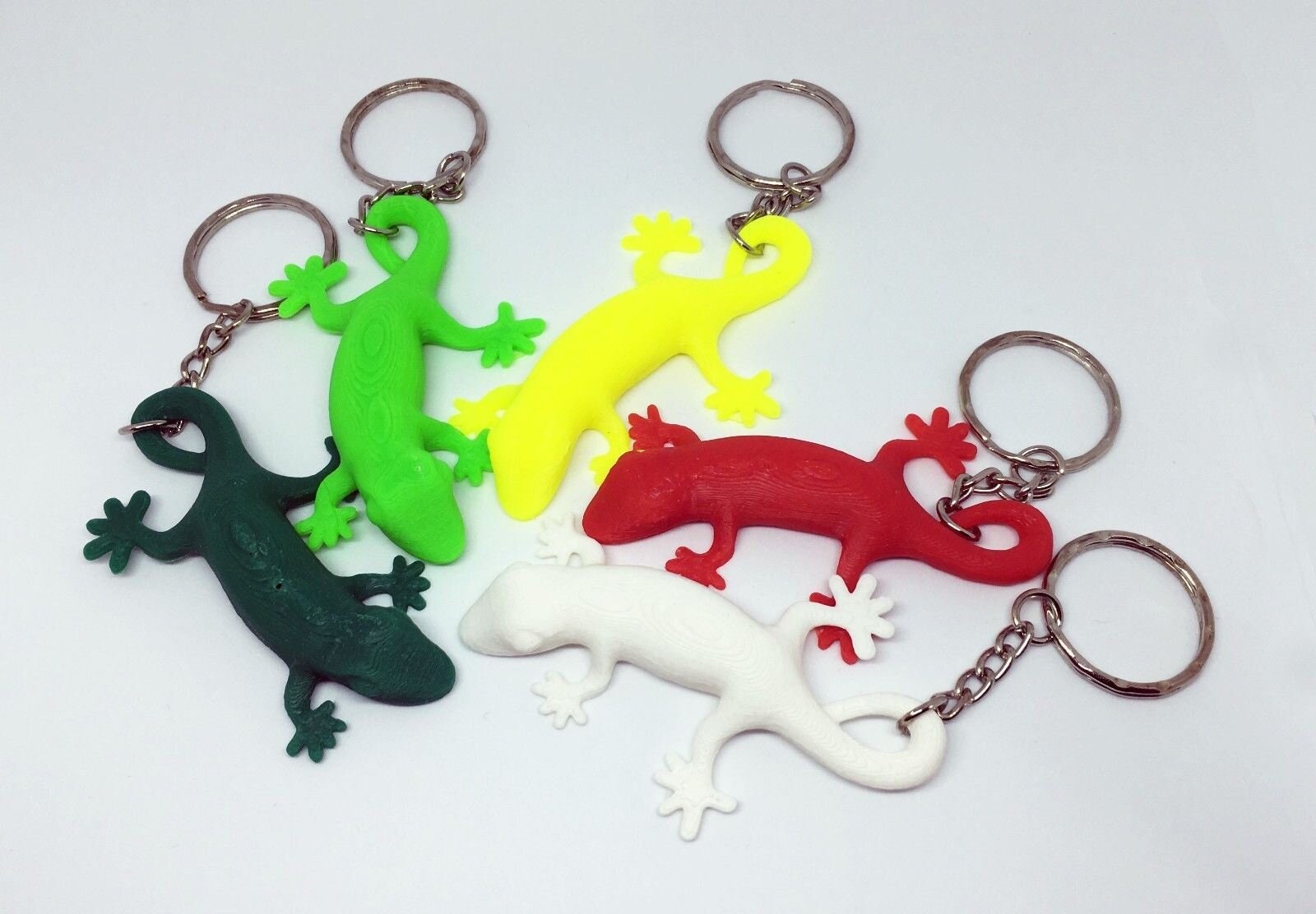 Gecko Keyring / Lizard Keyring / Gecko Shaped Keyring / Lizard Shaped Keyring / Gecko Gift / Lizard Gift / Novelty Keyring / Reptile Keyring