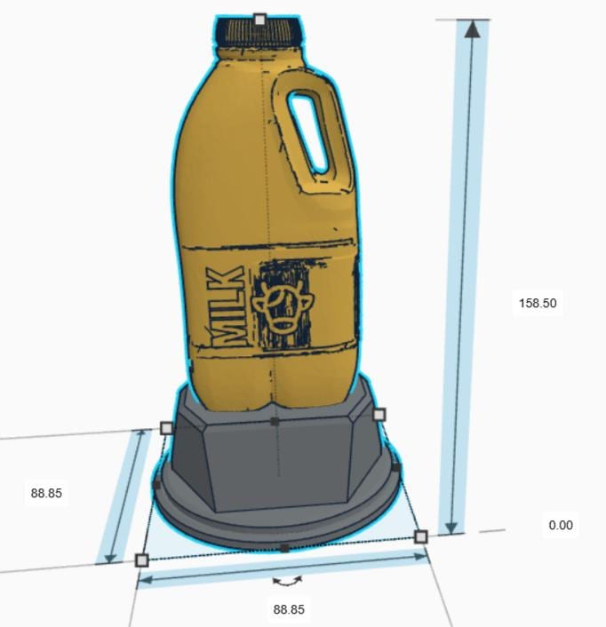 Personalised Milk Trophy, Milk Bottle Shape Gift, Milk Award Gift, Milk Lover Gift, Custom Award, Farmer Trophy Award, Milk Drinker Award