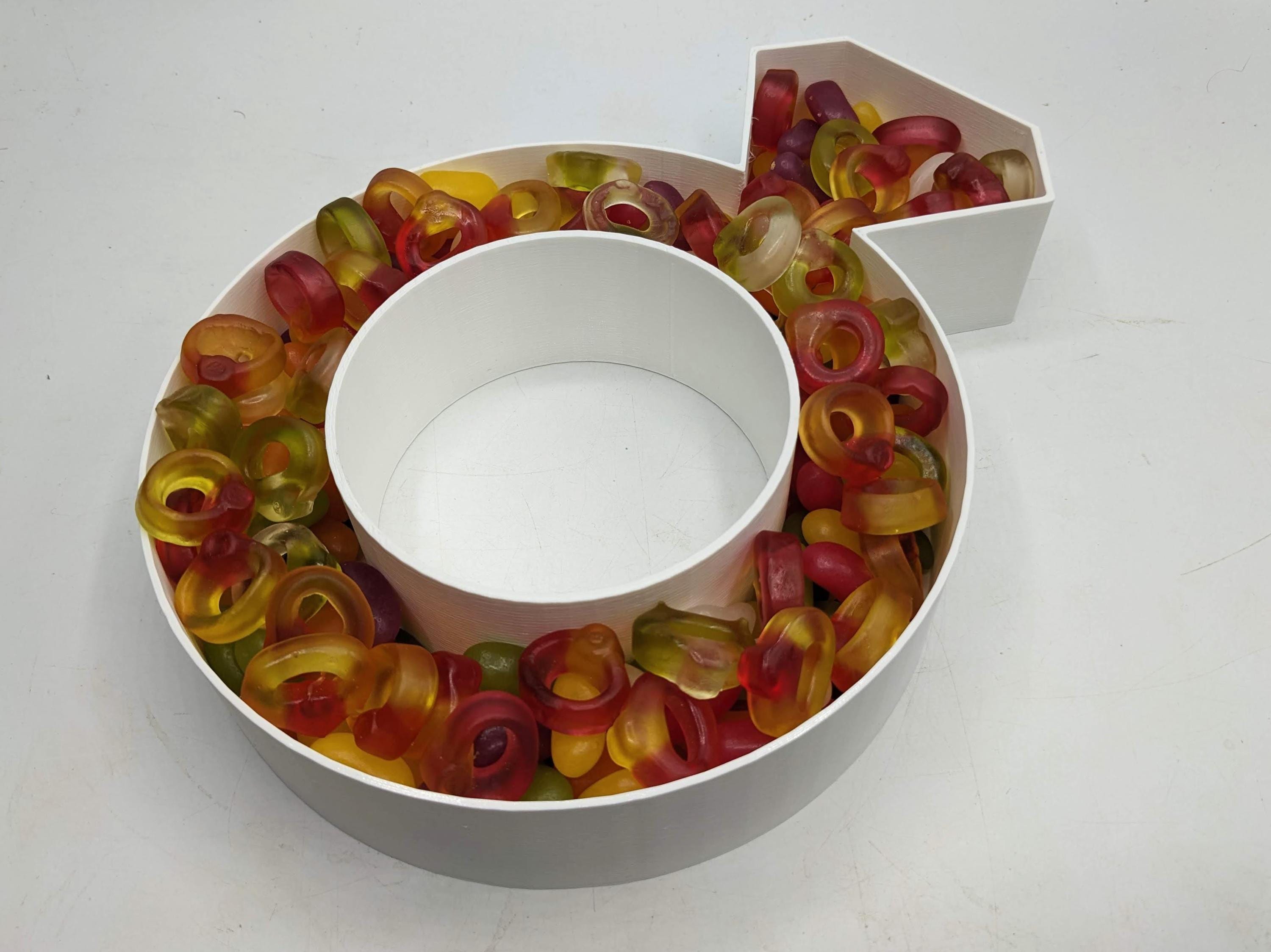 Engagement Sweet Table, Wedding Ring (8.5") for Sweet filling Cake Alternative, Wedding Table Decoration, Engagement Party Display Table