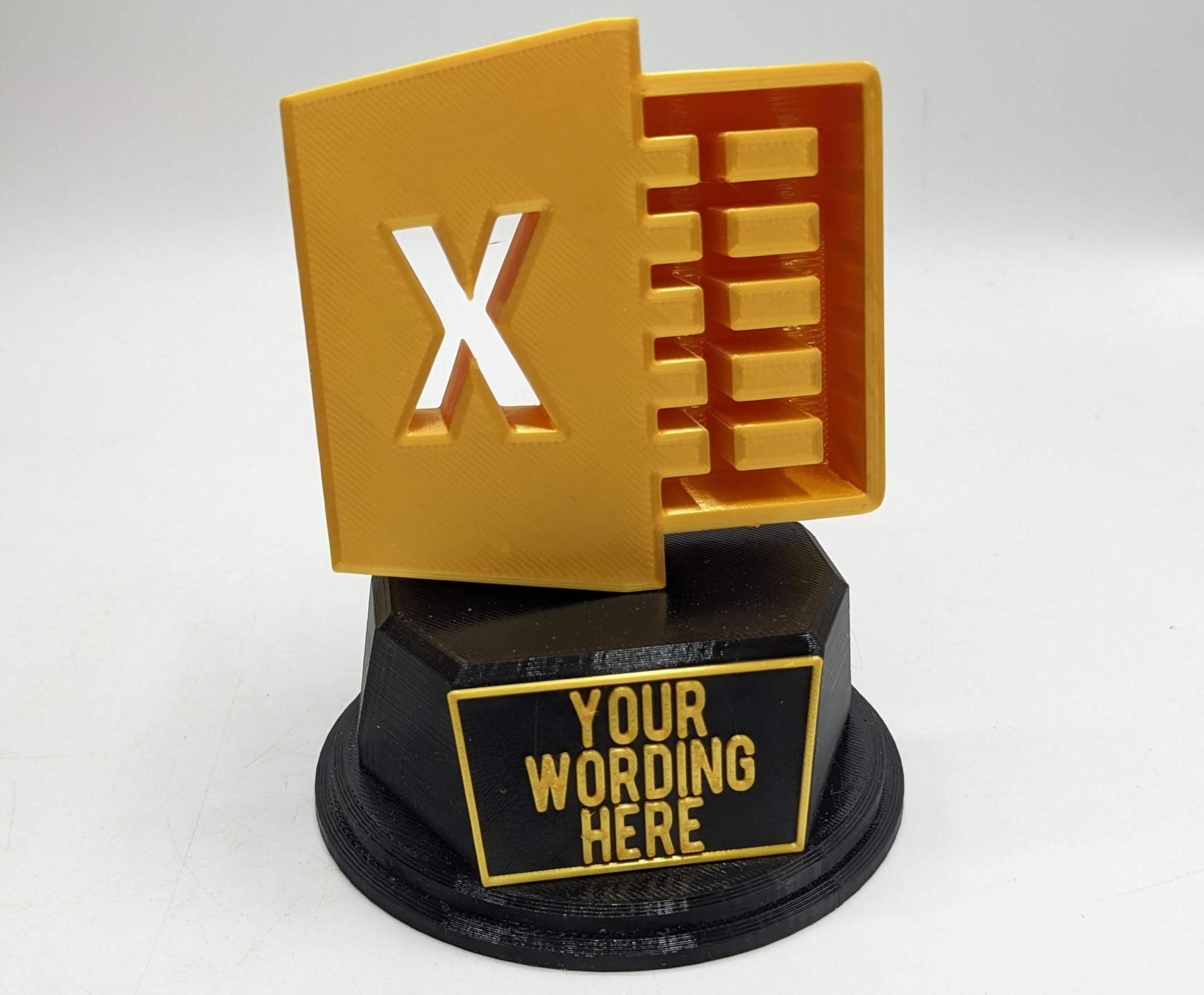 Freak in the Sheets Trophy, Spreadsheet Award, Secret Santa Spreadsheet Lover, Spreadsheet Trophy, Office Admin Trophy, Office Award Gift