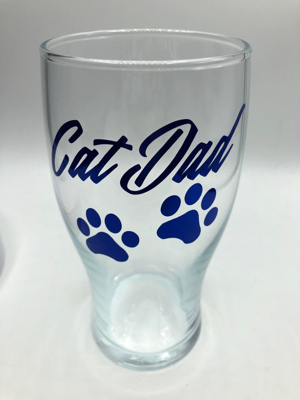 Cat Dad Pint Glass, Fathers Day Gift, Christmas Gift, Cat Dad Gift, Cat Dad Glass, Personalised Cat Gift, Cat Dad Lover Gift, Cat Owner Gift