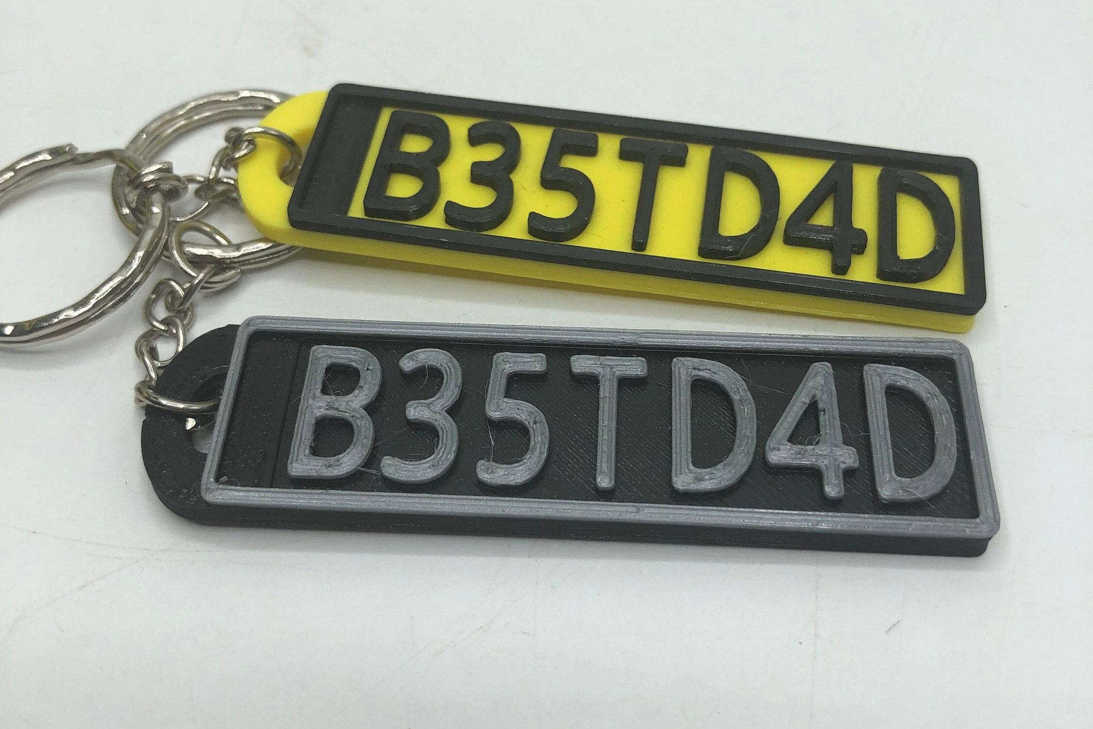 Personalised Number Plate Keyring / Gift for Father's Day / Best Dad Keyring / Grandad Keyring / Dads Taxi / No 1 Dad Keyring / Gift for Dad
