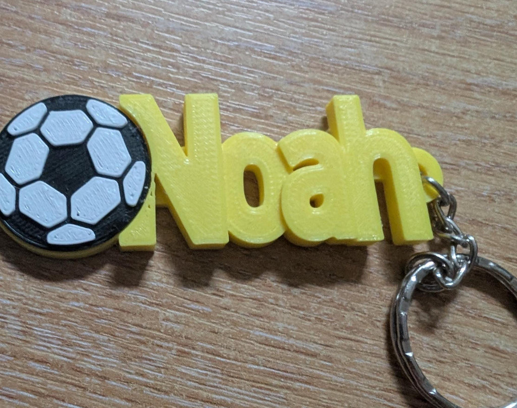 Personalised Football Keyring, Soccer Keyring, Football Party Bag Filler, Football Team Tags, Football Gift, Football Favour, Under 5 Pounds