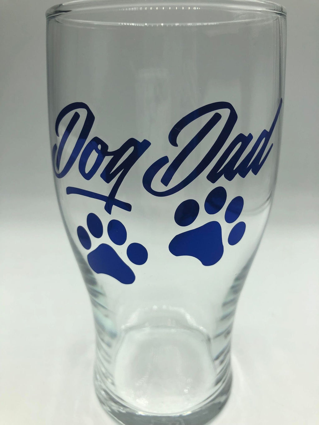 Dog Dad Pint Glass, Father's Day Gift, Present for Dad, Gift for Dog Lover, Dog Owner Gift, Pet Lover Gift, Dog Walker Present, Dog Groomer