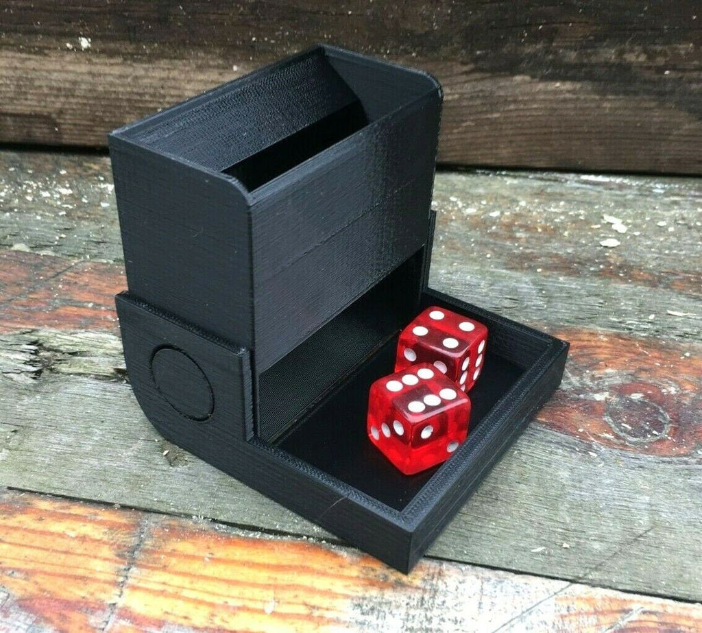 Mini Folding Travel Dice Tower for Traditional Table and RPG Dice Game e.g. D&D / Compact Dice Tower / Board Games Folding Dice Tower / Game