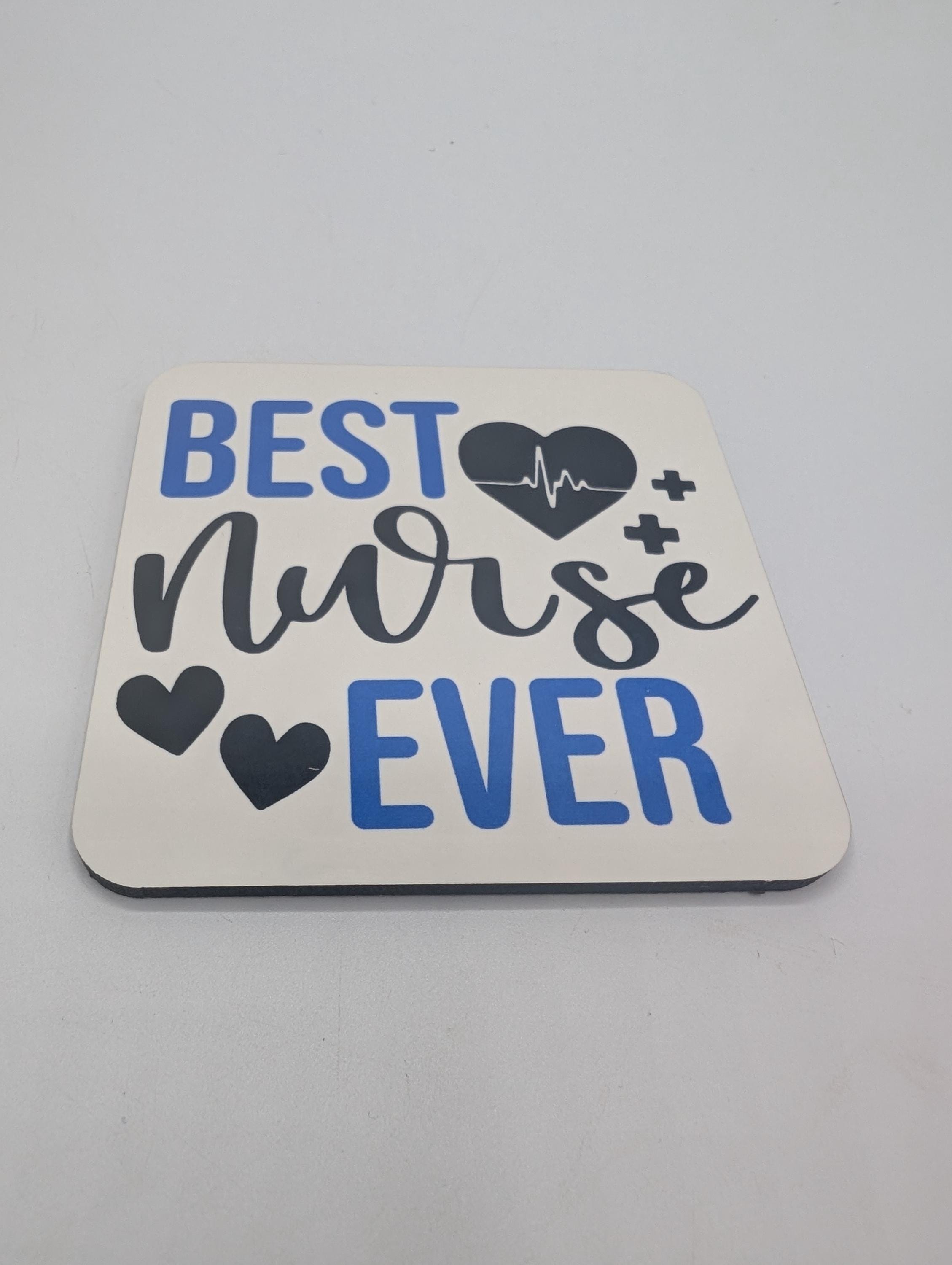 Best Nurse Coaster, Gift for Nurses, Under 5 Pound, Nurse Life Coaster, Best Nurse Gift, Nurse Christmas Gift, Gift for Her, Gift for Him
