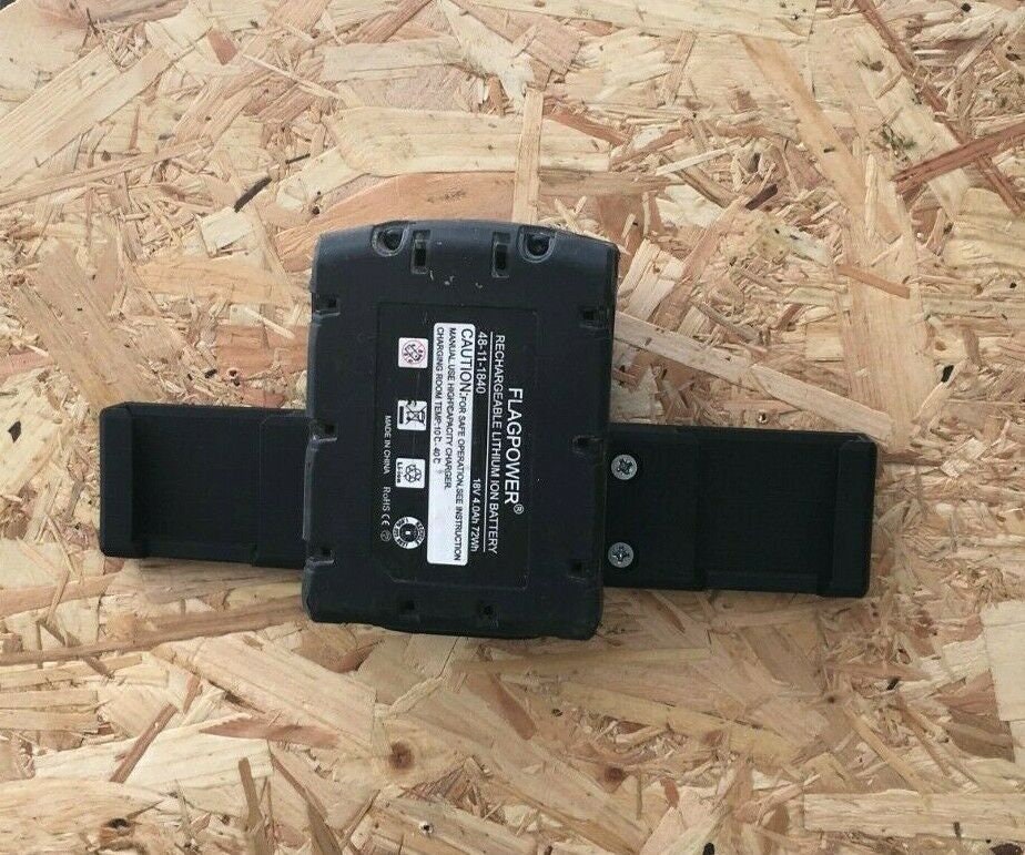 Triple Battery Wall Mount for Milwaukee M18 18v Batteries Battery Storage - Qty:1