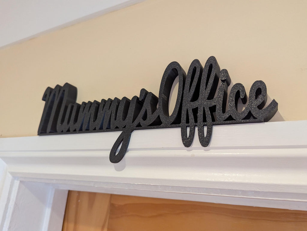 Mummy's Office Door Sign, Mum Door Sign, Door Topper, Custom Door Sign, Mum Wall Sign, Above Door Sign, Quirky Sign, Gift for Mum, Mum Space