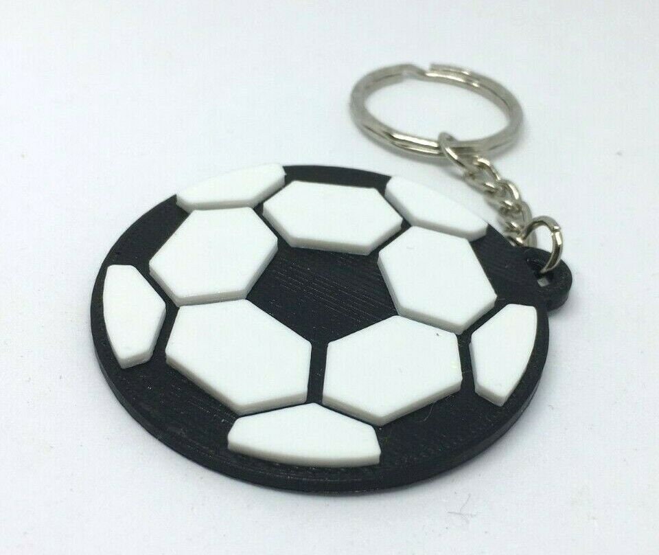 Football Keyring, Soccer Keyring, Football Bag Tag, Football Lover Gift, Football Boot Bag, Football Keychain, Football Party Gift, Football