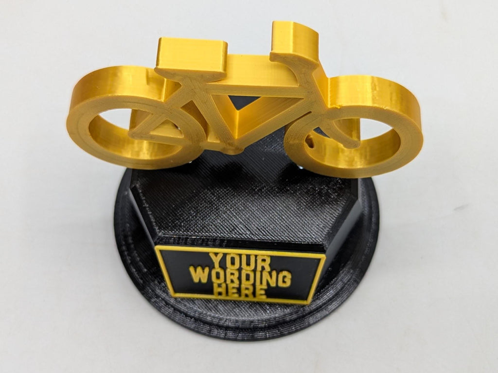 Personalised Cycling Trophy, Cyclist Gift, Bike Trophy, Road Cyclist Award, Custom Trophy, Office Trophy, Cycling Lover, Cycling Competition
