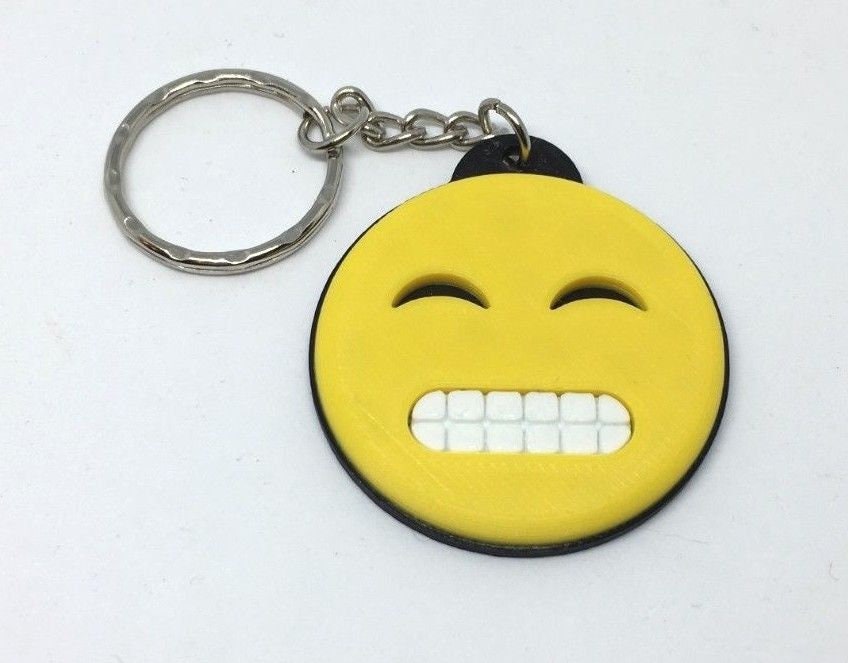Funny Face Keryings / Funny Face Bag Tags / Poo Face Keyring / Devil Face Keyring / Under 5 Pounds / Heart Face Keyring / Bag Tags / Keyring
