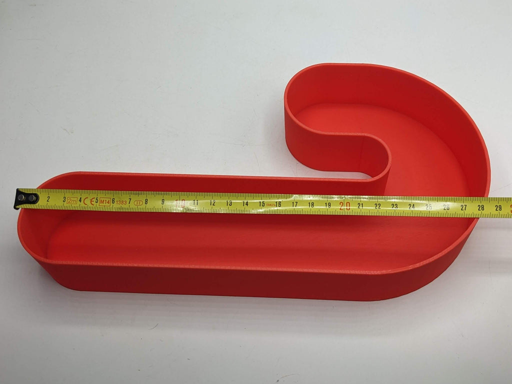 Candy Cane for Sweet filling (10")  / Christmas Table Display / Charcuterie Xmas / Reusable Candy Cane / Christmas Sweet Tray / Candy Cane