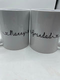 Nanny and Grandad Gift / Nanny Mug / Grandad Mug / Nanny Gift / Grandad Gift / Nanny Birthday / Grandad Birthday / Christmas Gift / Mug Gift