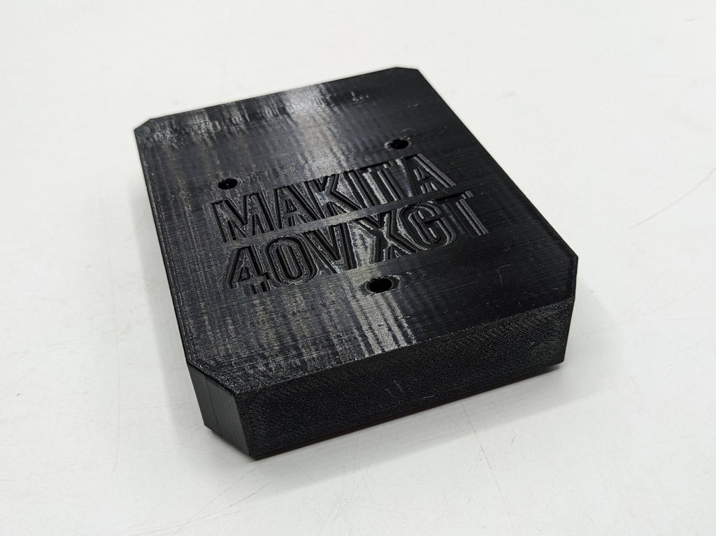 Makita 40v XGT Battery Compatible Battery Wall Mount / Storage Holder for Shed, Van or Workshop