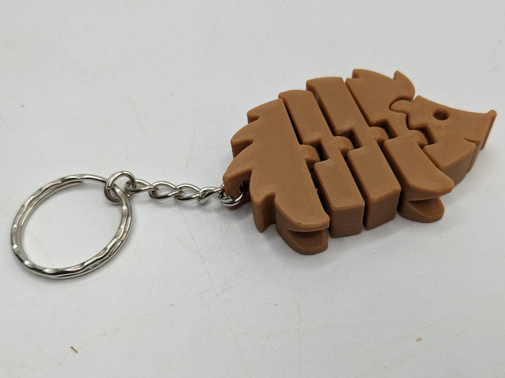 Flexible Hedgehog Keyring, Hedgehog Keyring, Articulated Hedgehog, Fidget Hedgehog Keyring, Hedgehog Gift, Sensory Keyring, Under 5 Pound