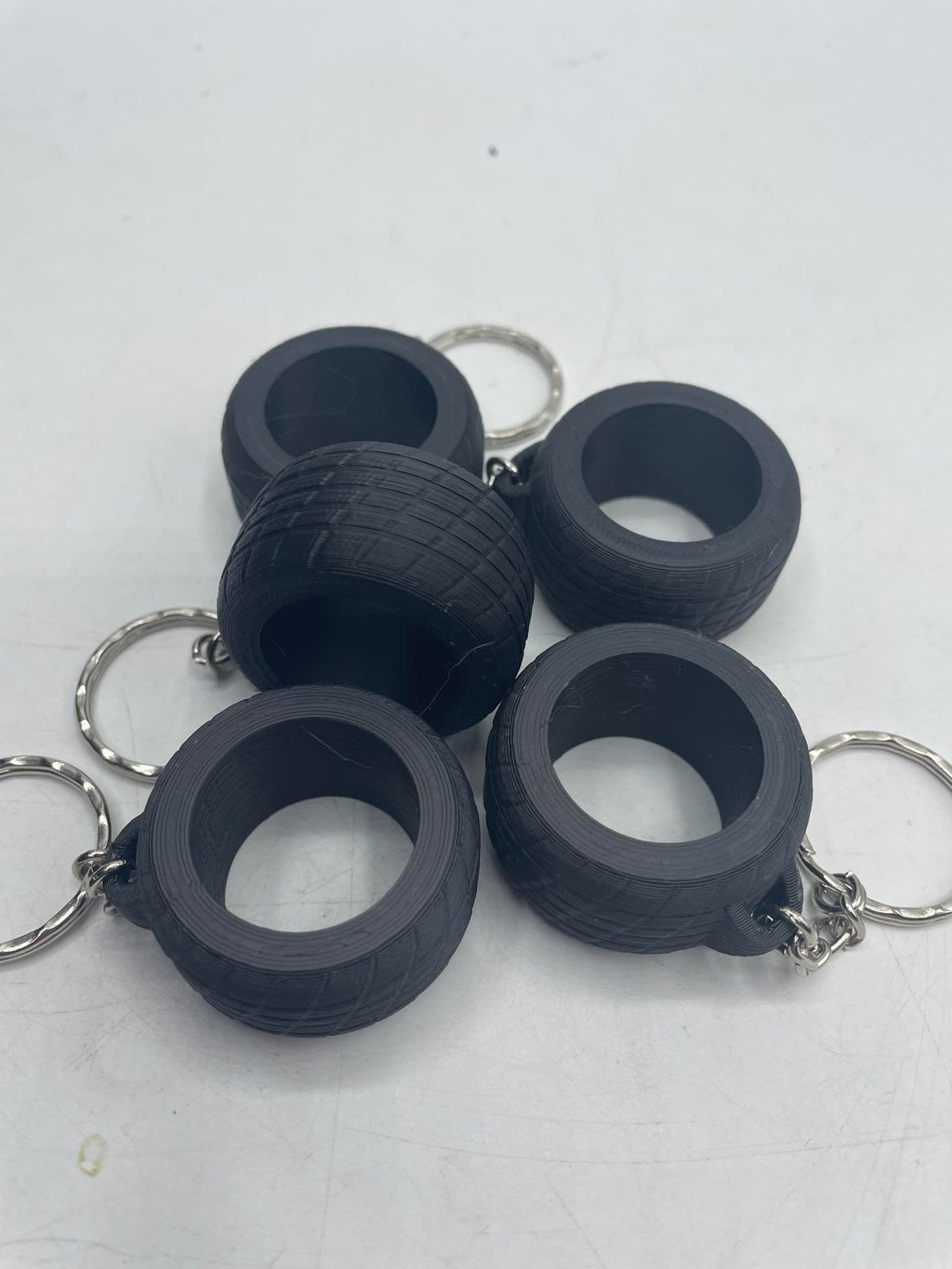 Tyre Shaped Keyring / Tyre Bag Tag / Tyre Keyring / Tyre Gift / Tyre Keyring Gift / Mechanic Gift / Racing Driver Gift / Racing Keyring