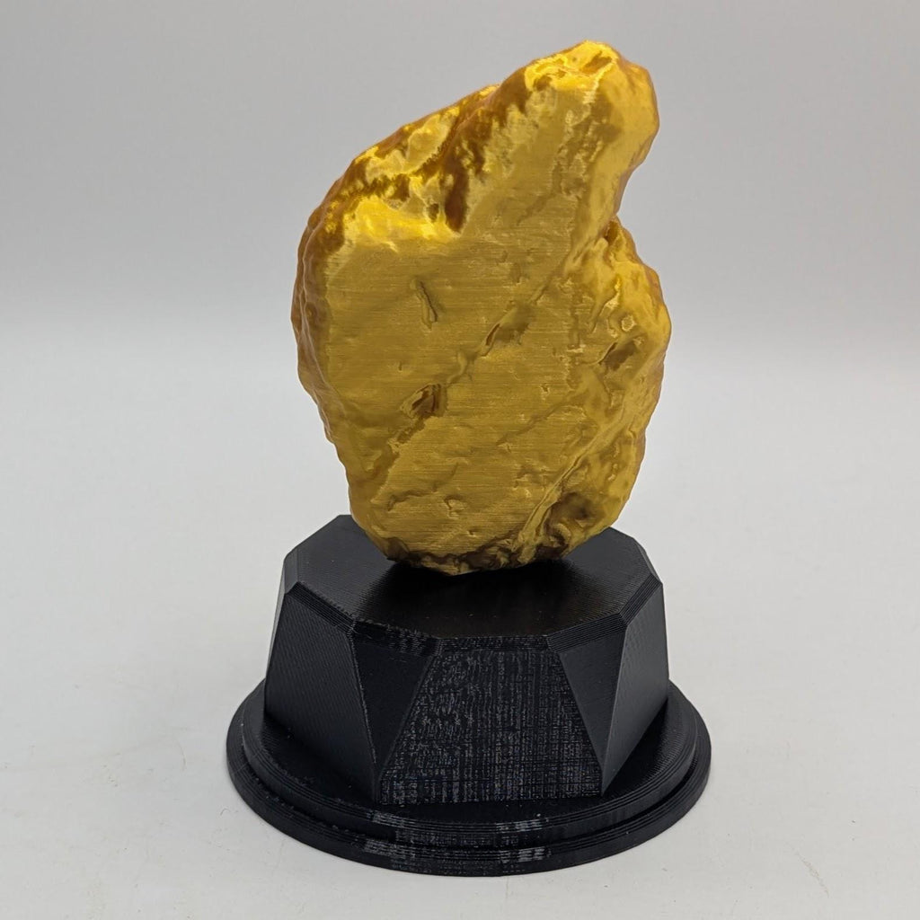 Personalised Chicken Nugget Trophy, Nugget Shape Gift, Nugget Award Gift, Nugget Lover Gift, Custom Award, Chicken Nugget Eater Award