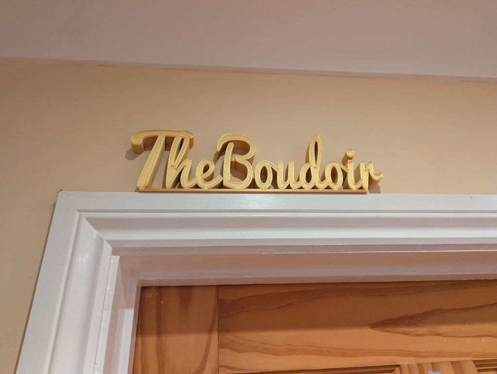 The Boudoir Door Sign, Boudoir Door Topper, Custom Door Sign, Bedroom Wall Sign, Above Door Sign, Quirky Door Sign, Fun Bedroom, Home Decor