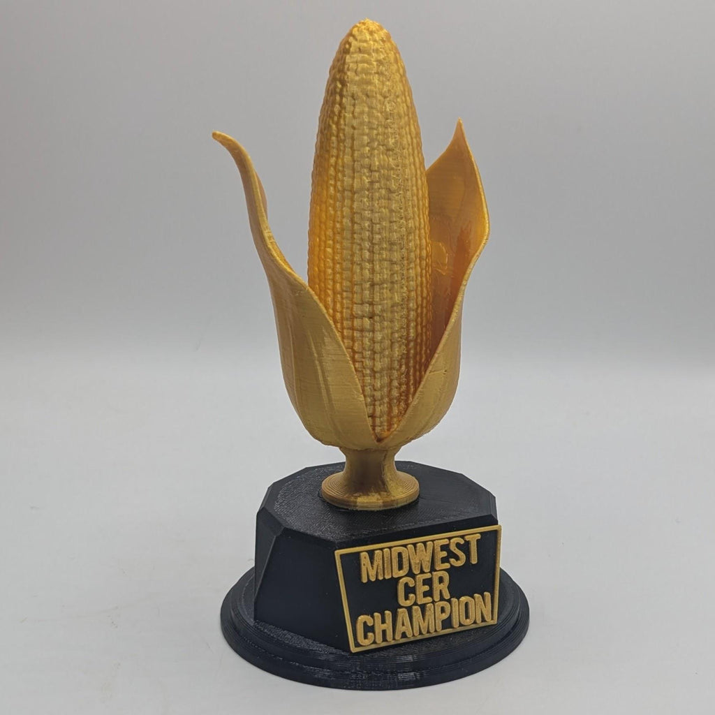 Personalised Corn On The Cob Trophy, Custom Trophy Gift, Corn On The Cob Lover, Sweetcorn Trophy Award, Sweetcorn Shaped Gift, Corn On Cob