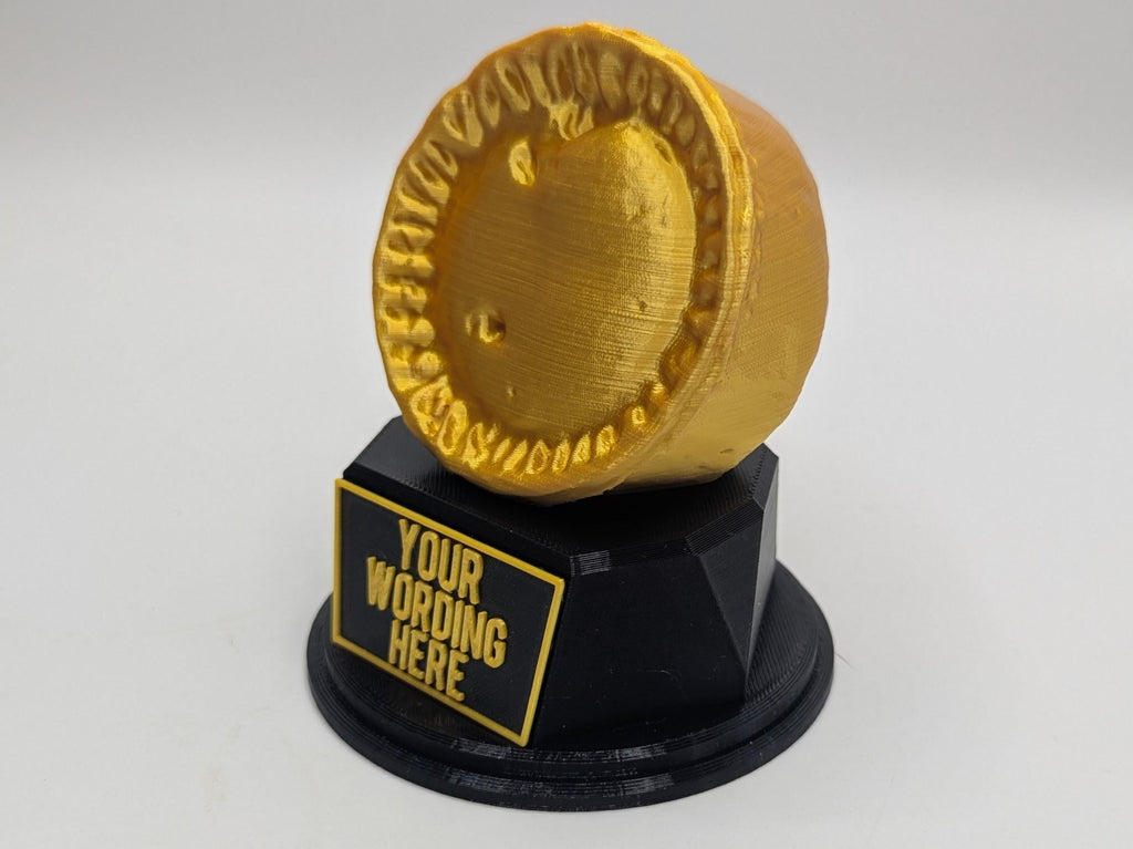 Personalised Pork Pie Trophy, Meat Pie Trophy, Pork Pie Award, Custom Trophy, Pork Pie Lover, Who Ate All The Pies, Gala Pie Trophy, Office