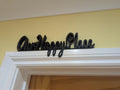 Our Happy Place Door Sign, Plaque for Home, Custom Door Sign, Door Topper, Happy Place Label Sign, Above Door Sign, Our Happy Place Home