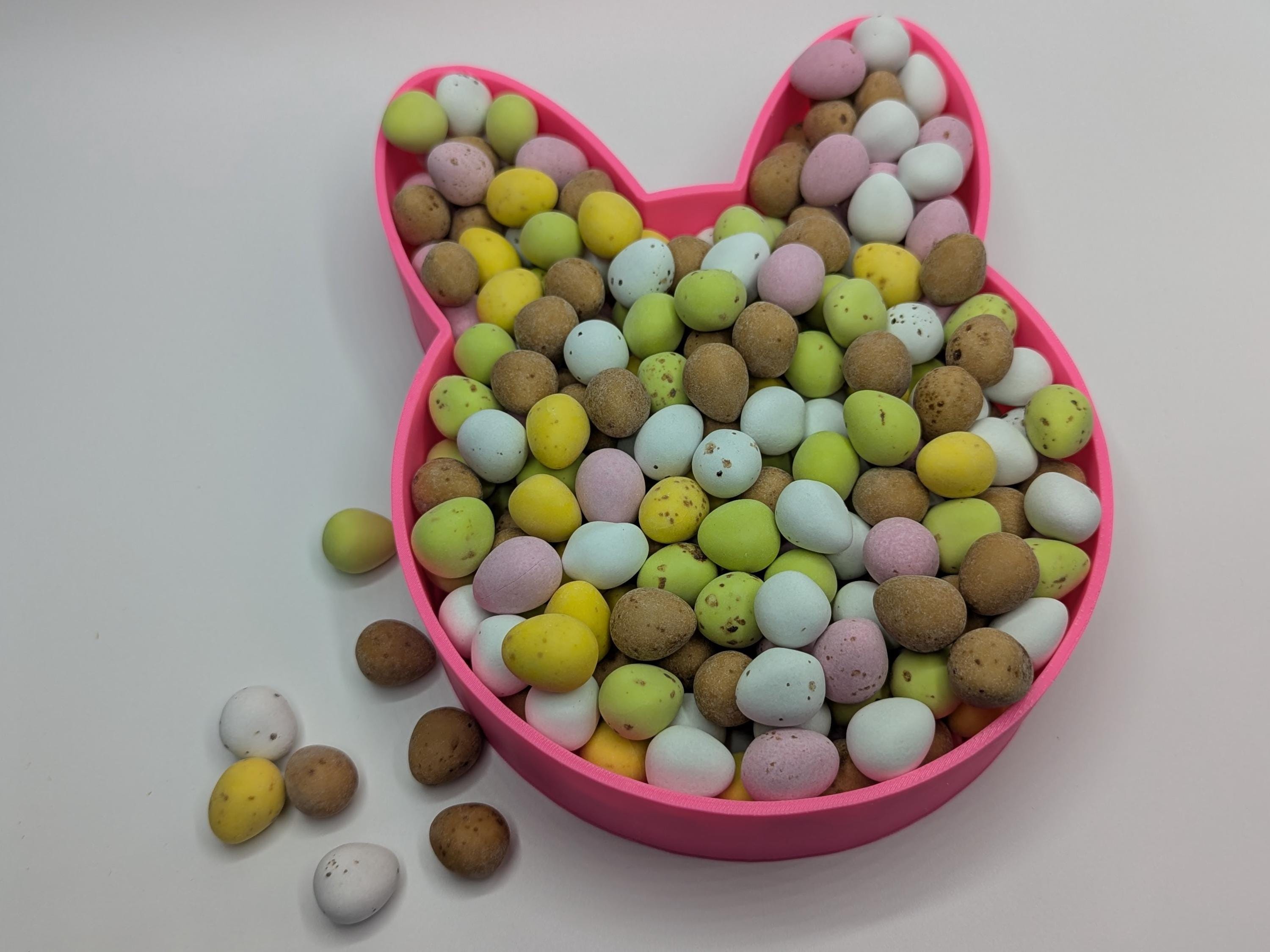 Easter Bunny Head Sweet Fillable, Sweet filling Birthday Cake Alternative, Easter Party Table Decor, Bunny Head Shaped Sweet Decoration Gift