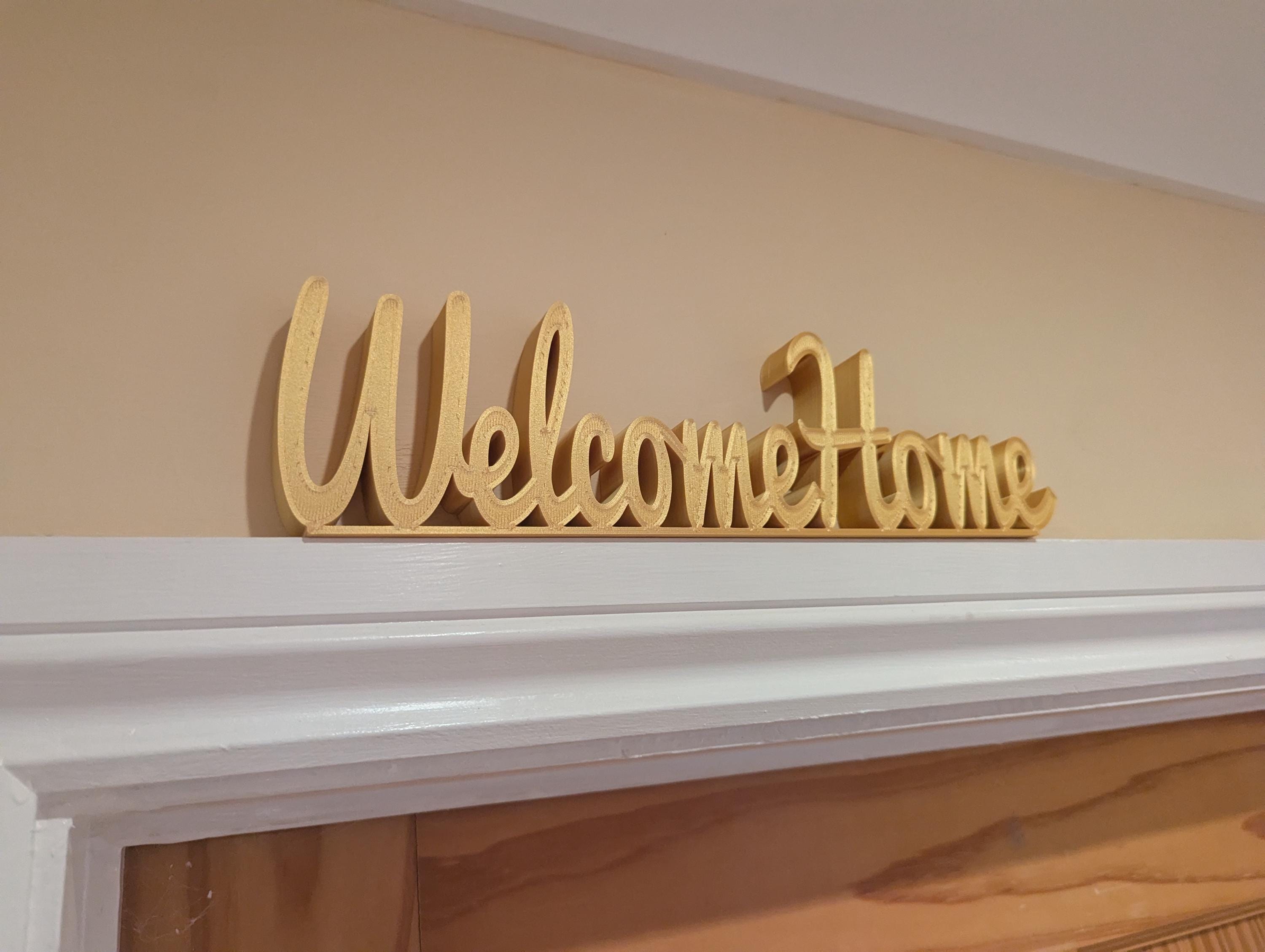 Welcome Home Door Sign, Hallway Door Sign, Door Topper, Custom Door Sign, Above Door Sign, Quirky Door Sign, New Home Sign, First Home Sign