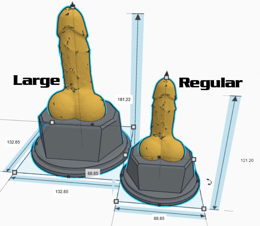 Personalised Penis Trophy, Willy Trophy, Knobhead Trophy, Dick Trophy, Penis Fun Trophy, Willy Award, Penis Award, Penis Joke Trophy, Willy