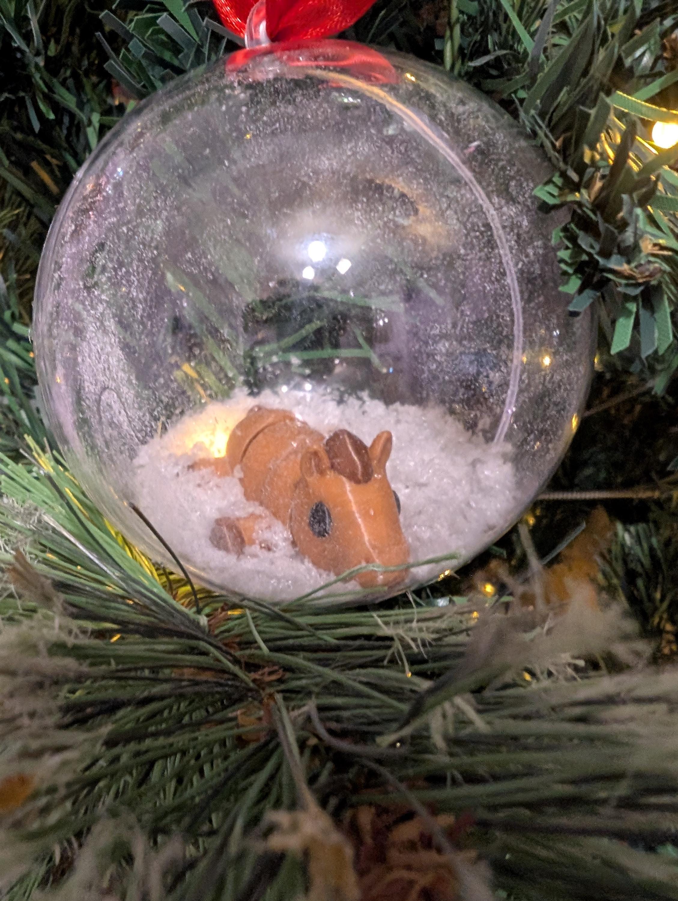 Personalized Horse Christmas Bauble, Custom Tree Decoration