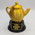 Personalised Tea Pot Trophy, Tea Pot Shape Gift, Tea Lover Award, Tea Drinker Gift, Custom Award, Builders Tea Award, Best Tea Award Gift