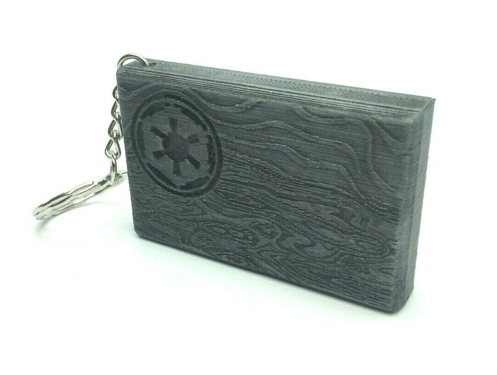 Beskar Steel Ingot Replica Keyring / Bagtag -Weighted Hand Finished