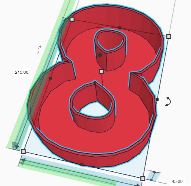 Large Numbers (8.5") for Sweet filling Birthday Cake Alternative / Wedding Table Decoration / Birthday Party Display -21st -18th -50th -40th