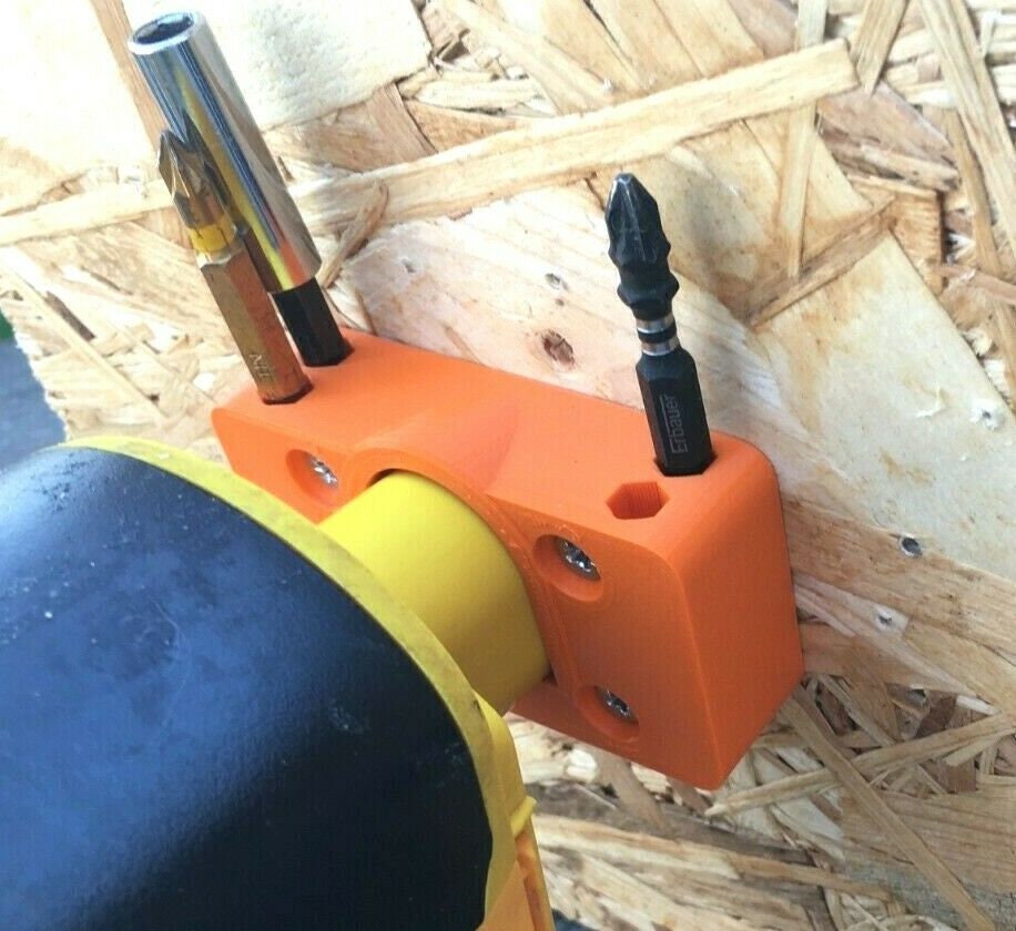 Wall Mount for Ryobi Plus One 18v Battery + colour choice / Ryobi One + Batteries / Battery Mount Holder for Ryobi Plus One 18v Battery