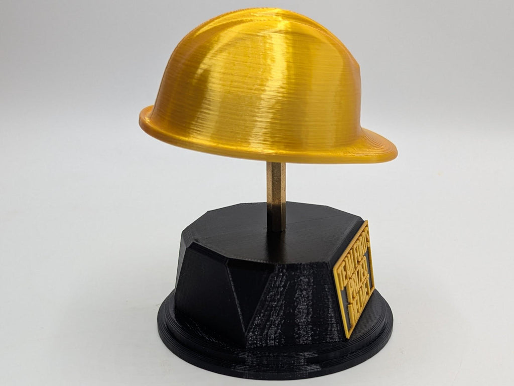 Personalised Safety Hat Trophy, Hard Hat Trophy, Gift for Builder, Custom Trophy Gift, Workman Trophy Award, Safety Hat Award, Site Award