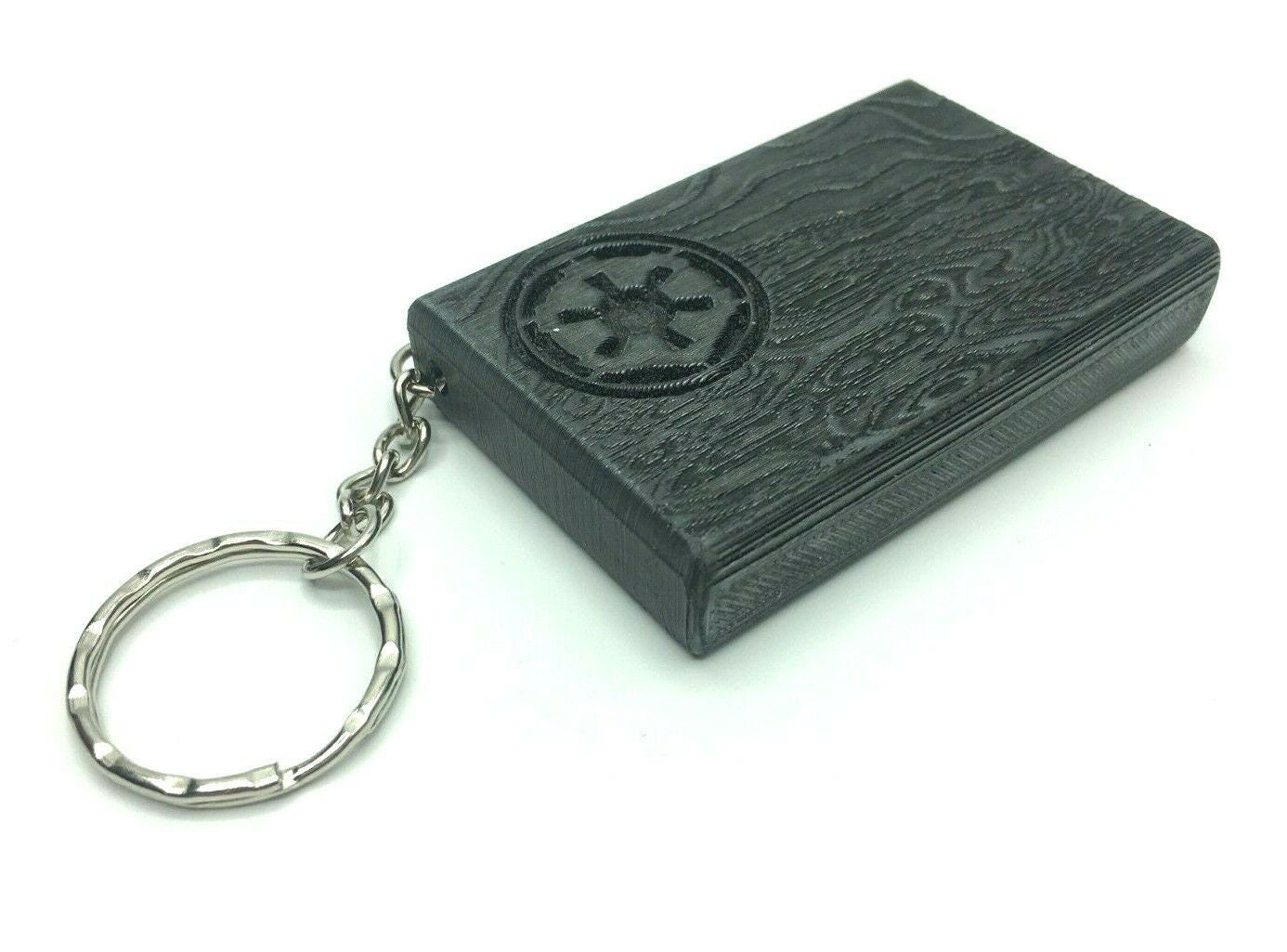 Beskar Steel Ingot Replica Keyring / Bagtag -Weighted Hand Finished