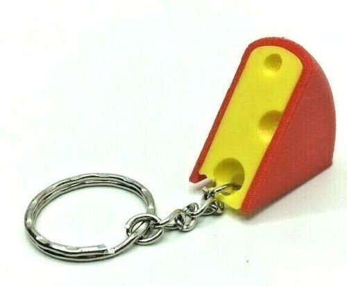 Edam Cheese Keyring, Fun Novelty Cheese Keyring, Cheese Charm, Cheese Lovers Gift, Cheese Keychain, Cheese Keyring, Cheese Gift, Cheesy