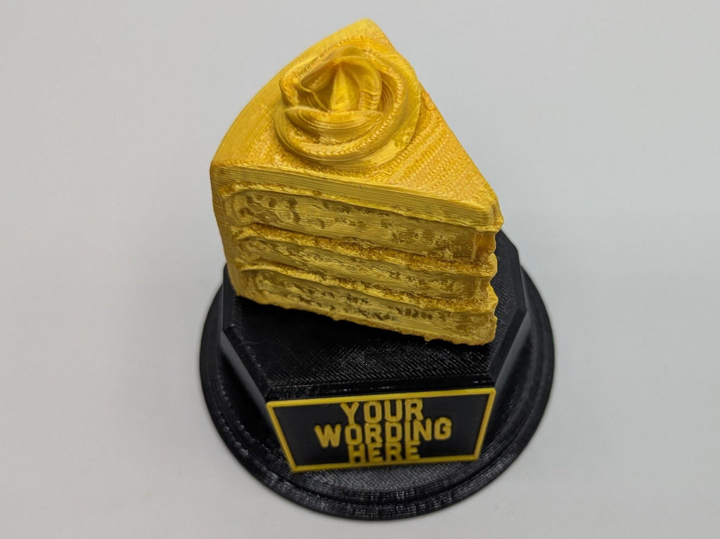 Personalised Cake Trophy, Cake Lover Trophy, Cake Award Trophy, Baking Trophy, Best Cake Maker, Baking Competition Award, Star Baker Cake