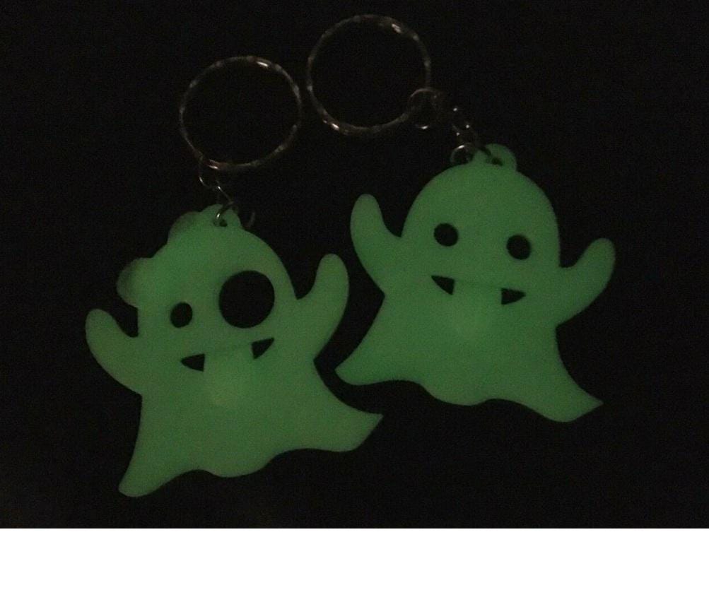 Ghost Keyring, Ghost Halloween Party, Ghost Bag Tag, Halloween Party Gift, Ghost Shaped Gift, Ghost Keychain, Ghost Lover Gift, Halloween