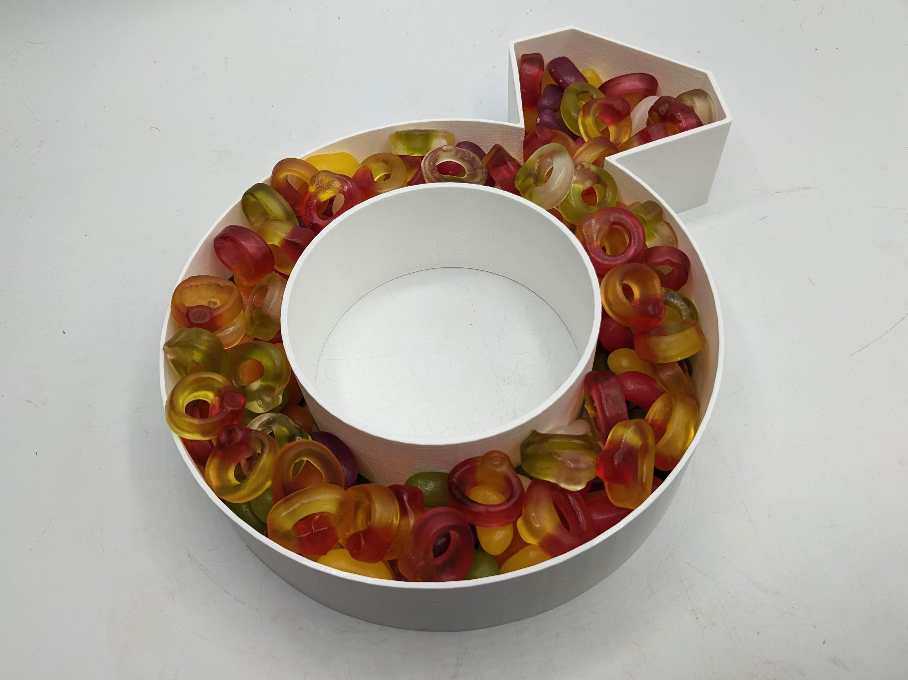 Engagement Sweet Table, Wedding Ring (8.5") for Sweet filling Cake Alternative, Wedding Table Decoration, Engagement Party Display Table