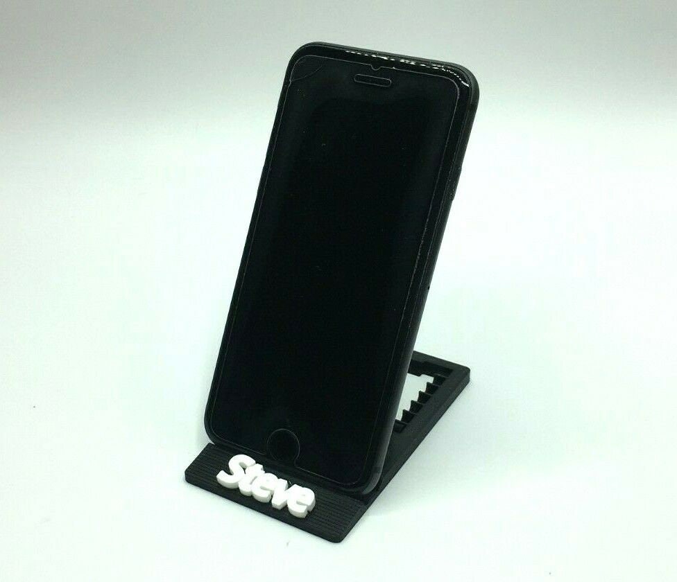 Personalised Universal Mobile Phone Holder / Adjustable Folding Desk Stand / Phone Holder / Personalised Gift / Phone Stand / Accessory