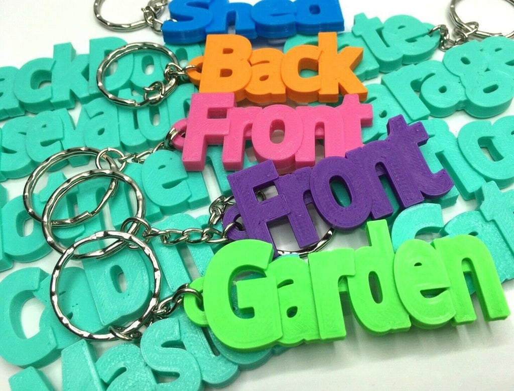 House Keyring / Patio Keyring / Boat Keyring / Shed Keyring / Conservatory Keyring / Frontdoor Keyring / SheShed Keyring /  Backdoor Keyring