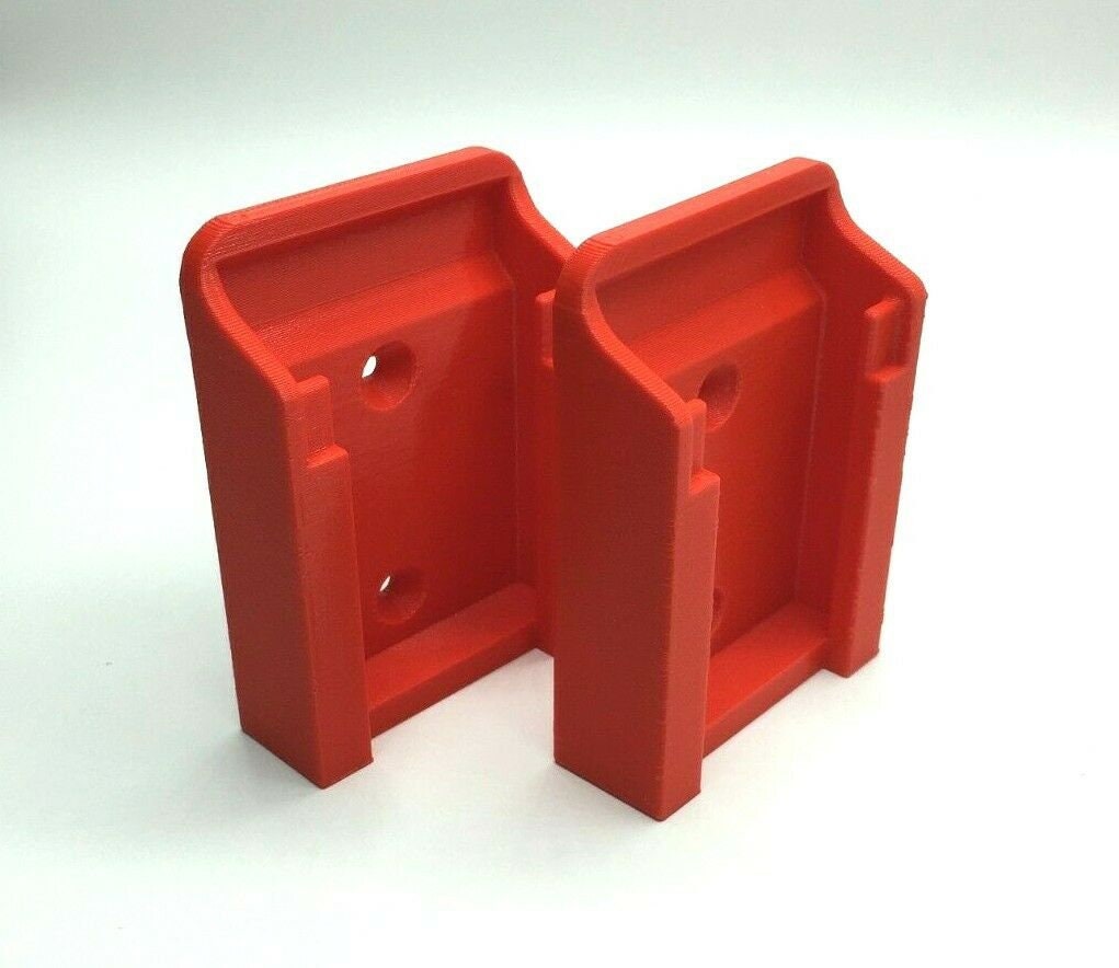 Wall Mount for Black and Decker 18v / 20vMAX Lithium Drill Batteries - B&D (Qty 1)