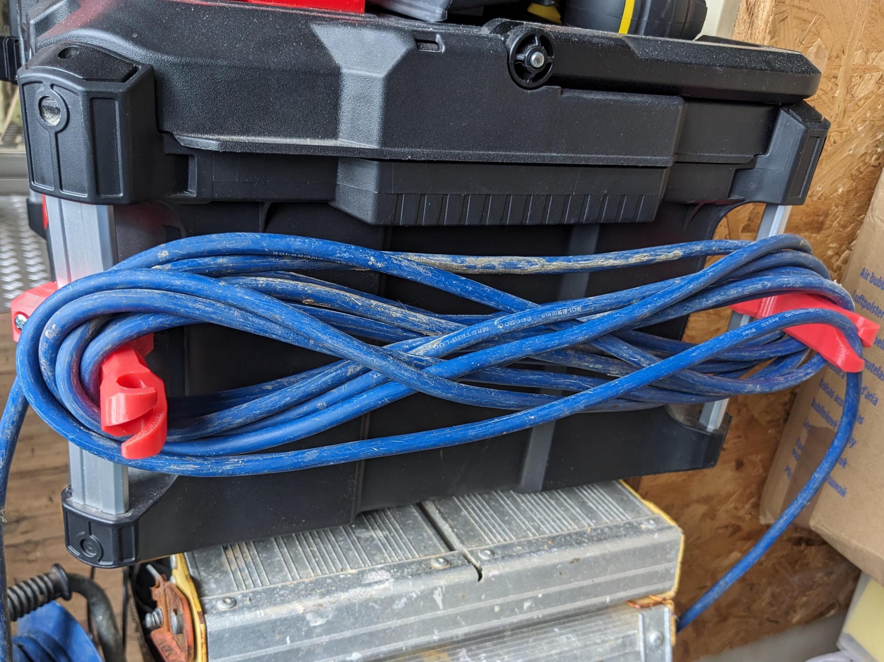 Milwaukee Packout Cable Tidy / Extension Lead Storage Corner Rail System
