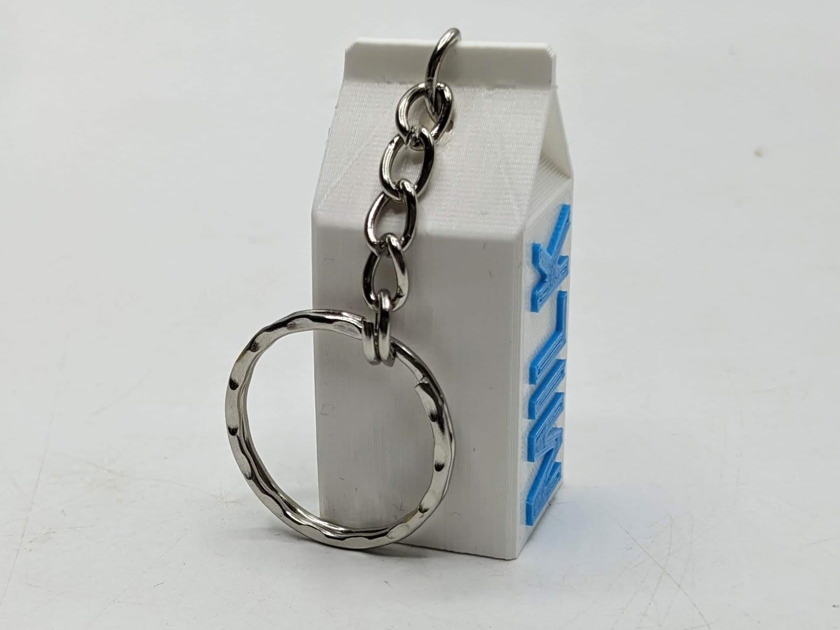 Milk Carton Keyring, Milk Lover Gift, Farmer Gift, Food Keyring Gift, Milk Carton Keychain, Milk Novelty Gift, Milk Carton, Dairy Keyring