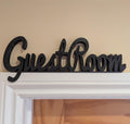 Guest Room Door Sign, Room Door Sign, Custom Door Sign, Door Topper, Home Decor, Spare Room Sign, Guest Room Door Frame Art, Guest Room Sign