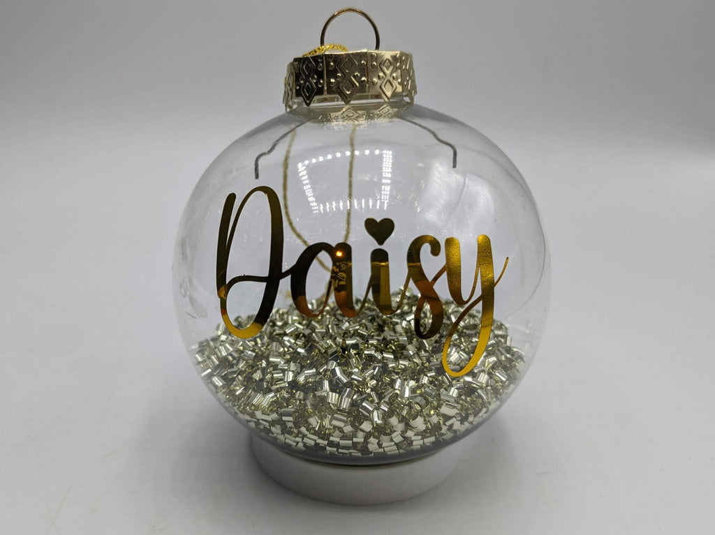 Personalised Christmas Bauble / Memorial Bauble / Tree Personalised Decoration / Name Bauble / Personalised Christmas Ornament Gift / Bauble