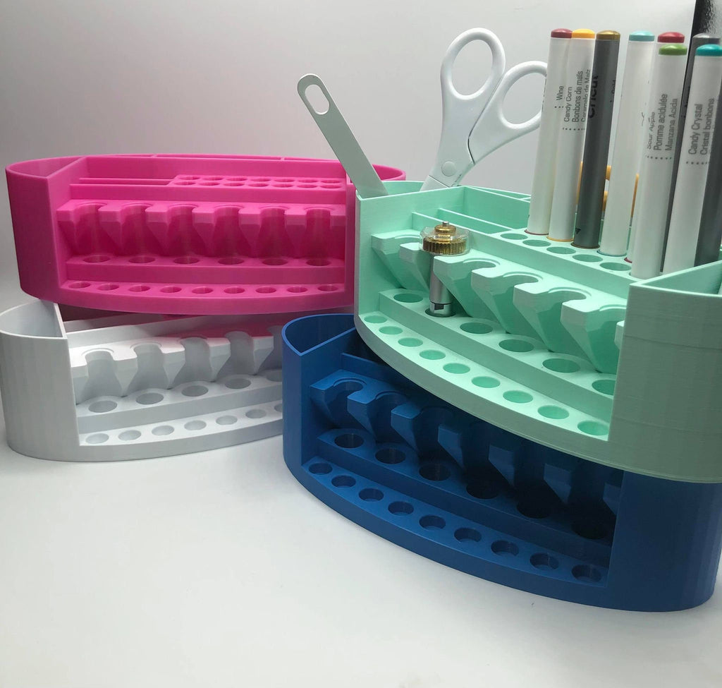 Cricut Tool, Pens and Accessories Oval Holder/ Oval Accessories Organiser for Cricut Tools, Pens and Accessories / Desk Storage Cricut Tidy