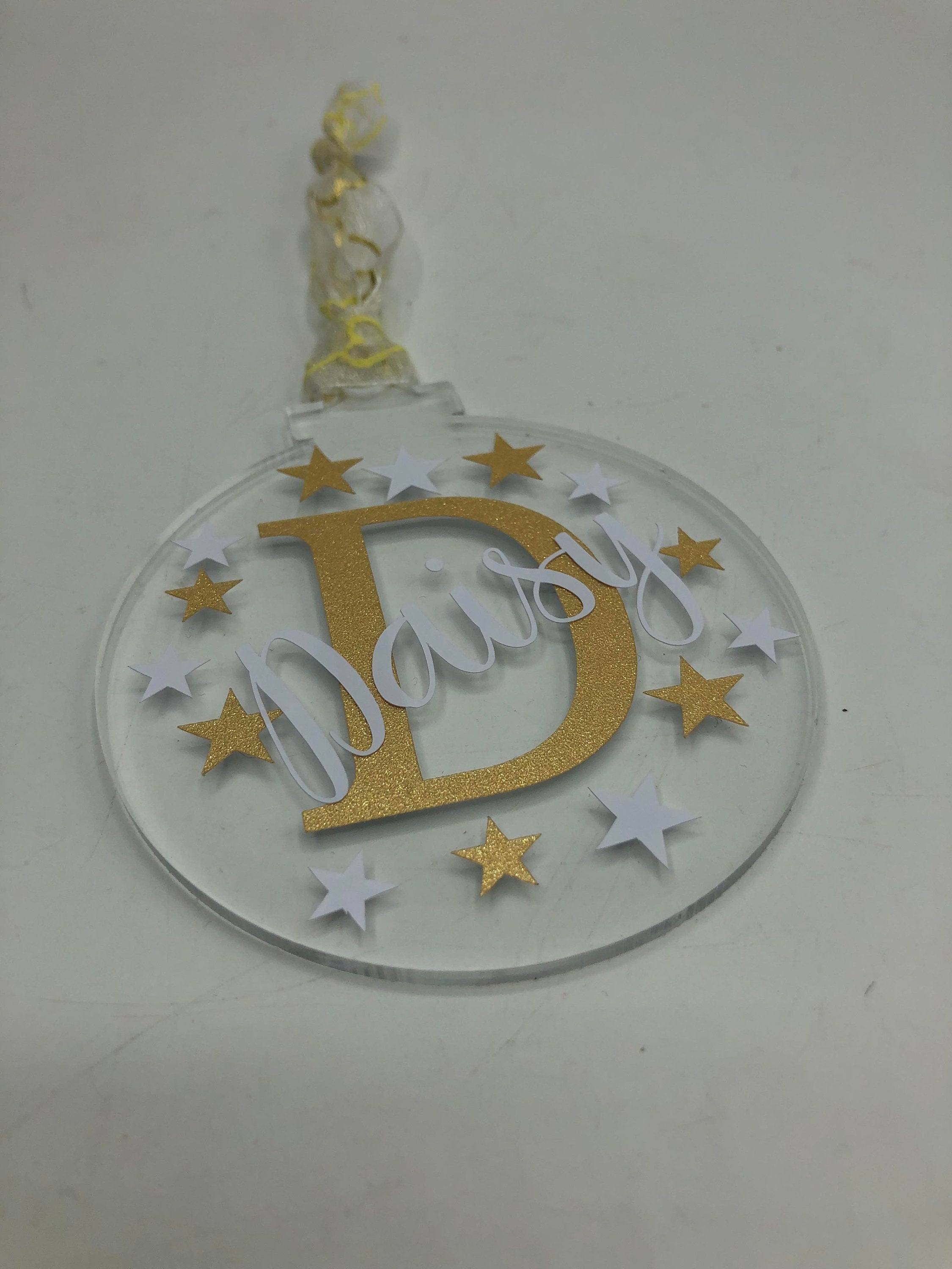 Personalised Christmas Monogram Bauble / Personalised Bauble / Tree Personalised Decoration / Name Bauble / Personalised Christmas Bauble